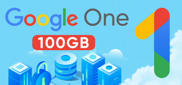 Gói gia hạn Google One 100 GB 1 năm